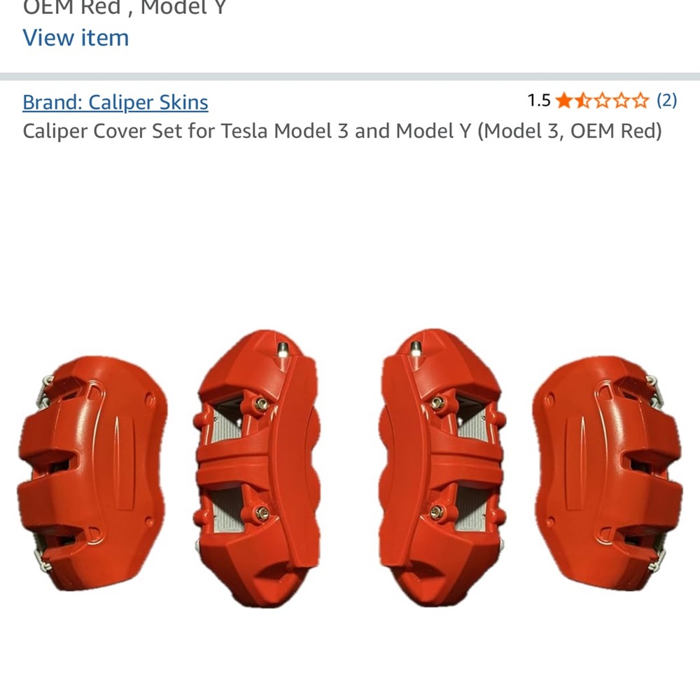 Skin Yellow Caliper Covers